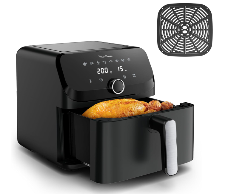 Moulinex Easy Fry Mega 7,5 L avec panier ouvert