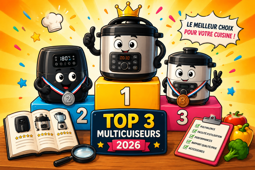 Meilleur multicuiseur 2026 : comparatif de trois modèles