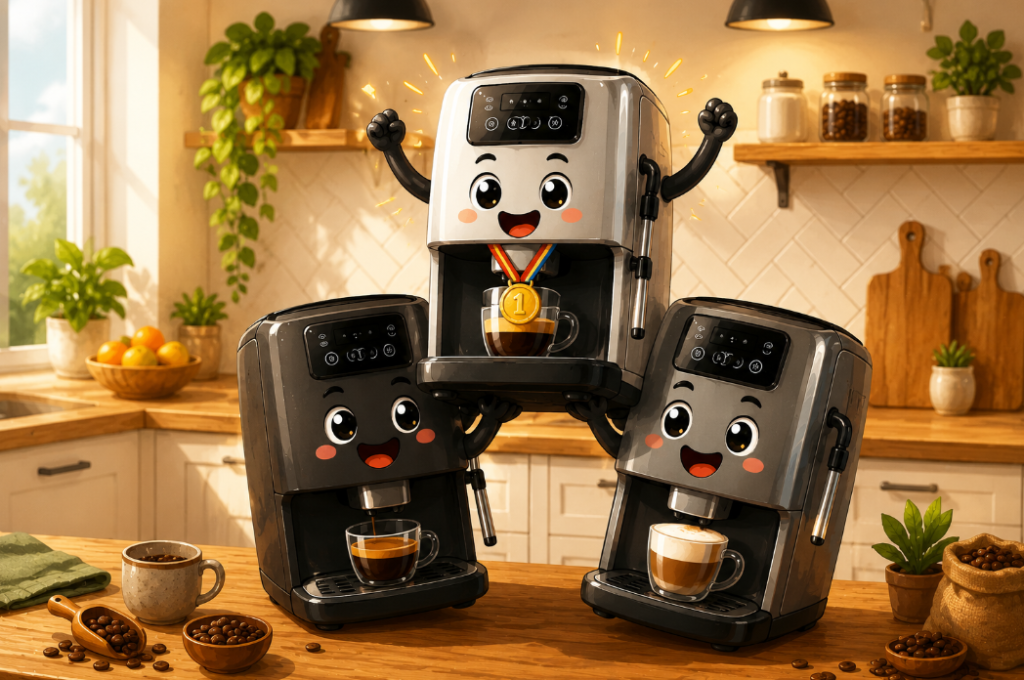 Meilleure machine à café à grains 2026 : comparatif de trois modèles